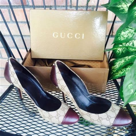 gucci quilt heels cheap|gucci heels size 10.